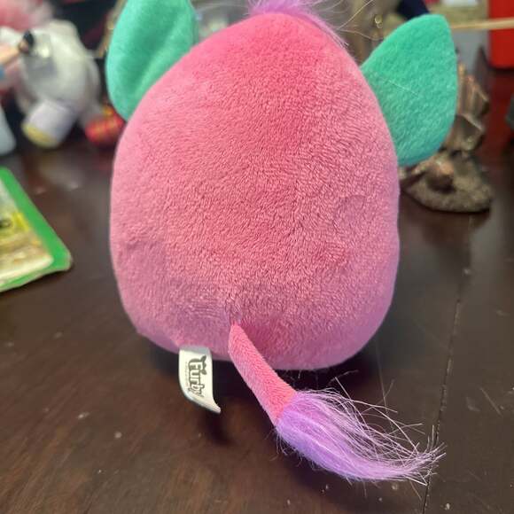 Furby a Mind of it's Own Pink FURBY 6” Plush STUFFED ANIMAL Toy Factory - Picture 2 of 3